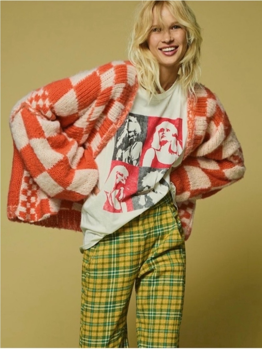 Free People | Aldrin Checkered Cardigan | XS/S - Picture 3 of 16